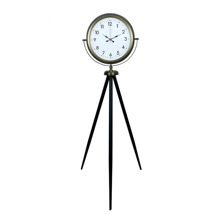 Mey İthalat® Klasik Eskitme Tripod Ayaklı Saat