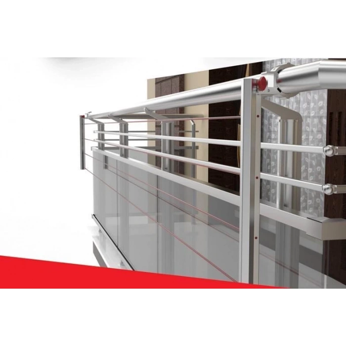 Mey İthalat® Koral Katlanabilir Balkon Çamaşır Kurutma Askılığı