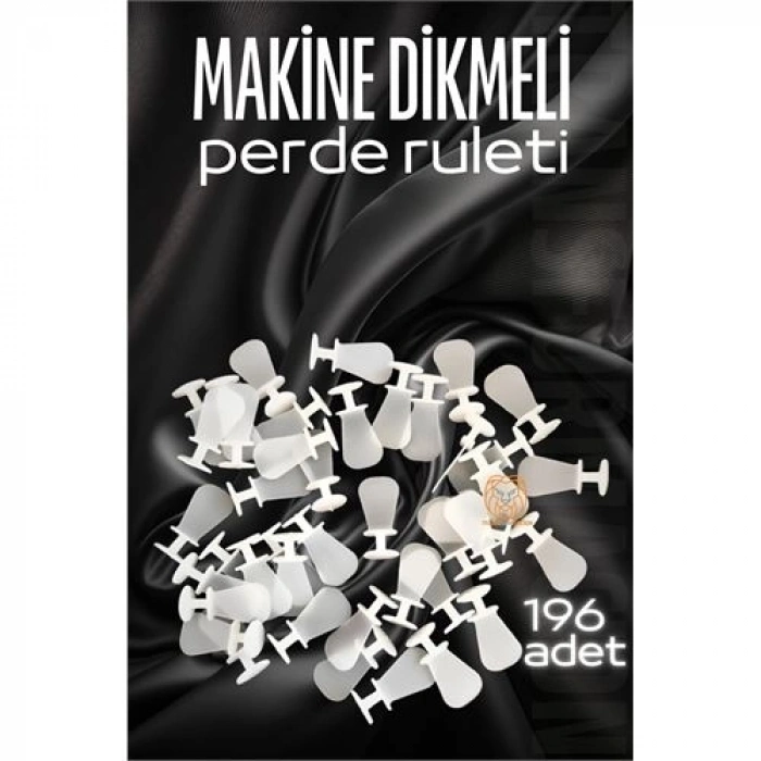 Mey İthalat® Makine Dikmeli Perde Düğmesi Perde ruleti Perde Düğmesi 196 Adet 721325