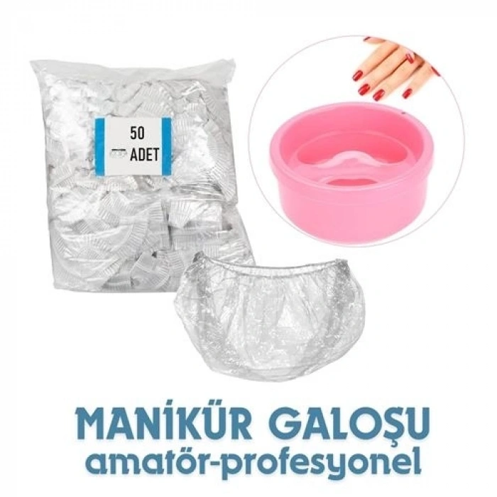 Mey İthalat® Manikür Galoşu 50 li PAKET 720514