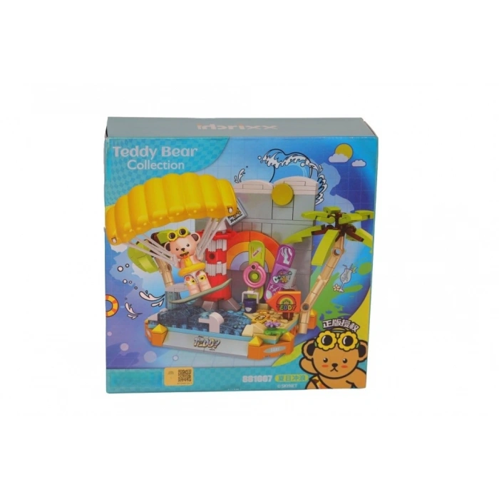 Mey İthalat® P881007 UÇURTMA SÖRFÇÜSÜ TEDDY 204 PARÇA BLOCK OYUNCAK