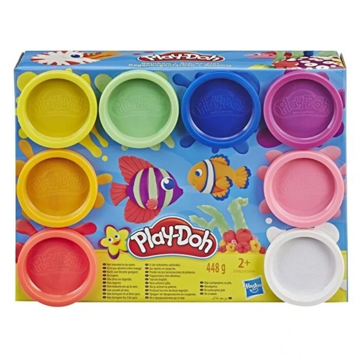 Mey İthalat® Play-Doh 8li Oyun Hamuru Seti