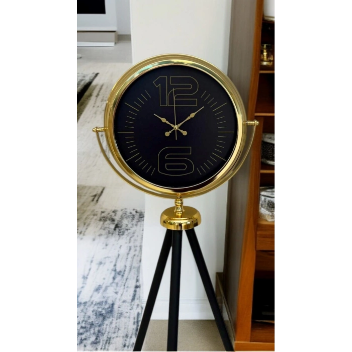 Mey İthalat® Prime Gold Şık Tripod Ayaklı Saat