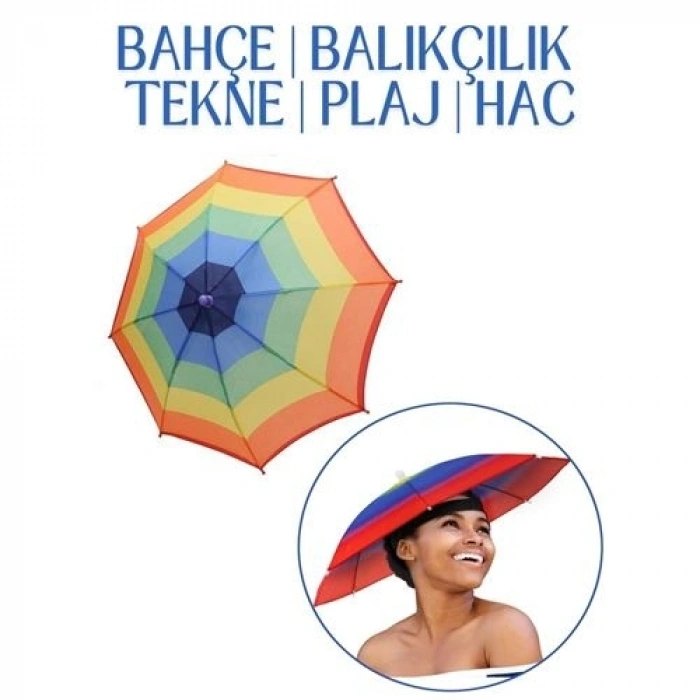 Mey İthalat® Relax Eller Serbest 4 Mevsim Kafa Şemsiyesi