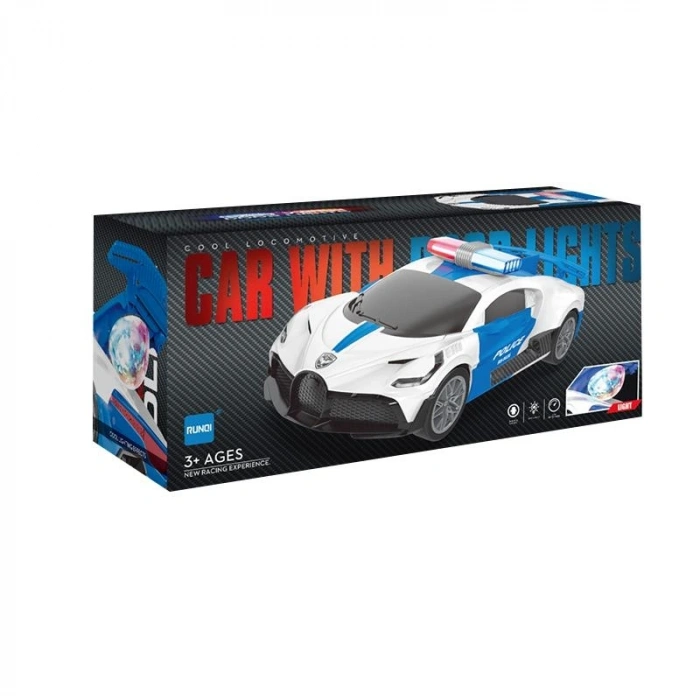 Mey İthalat® RS-9036C KUT.IŞIK.MÜZİK BUGATTİ POLİS ARABASI -ZRV
