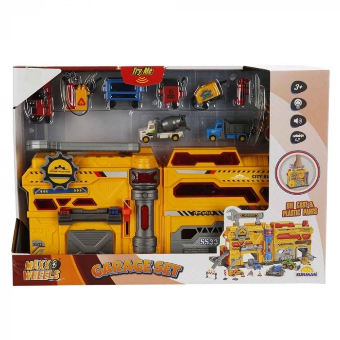 Mey İthalat® S00004539 MXX-GARAJ SET OTOPARK IŞIK/SES 4A.