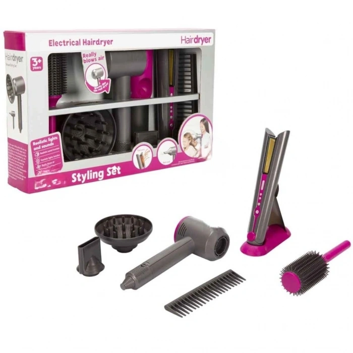 Mey İthalat® S00004912 SAÇ ŞEKİLLENDİRME 7 PRÇ.SES/IŞIK