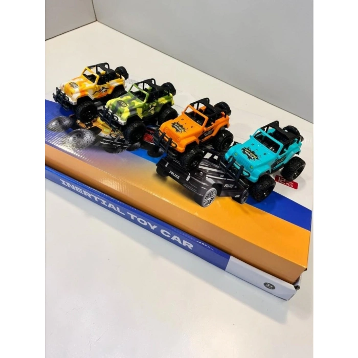 Mey İthalat® SH40934 SÜRTMELİ ARABA OFF ROAD JİP PLASTİK