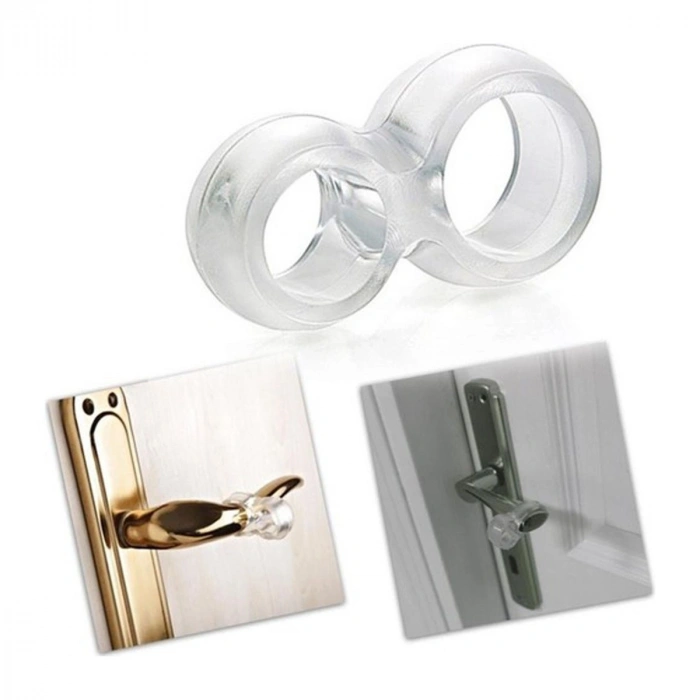 Mey İthalat®  Silikon Kapı & Pencere Vurma Önleyici Stoper Kapı Tamponu 4 Adet