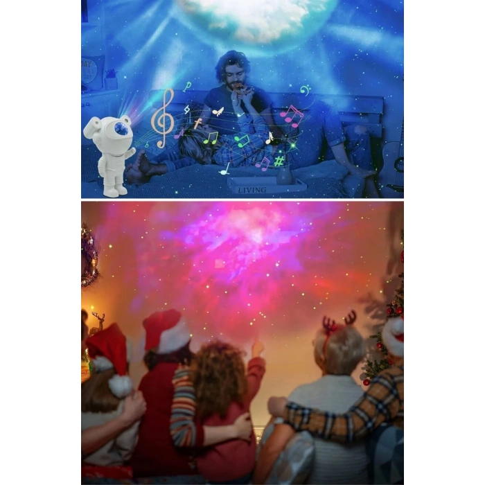 Mey İthalat®  Stickerlı ,Kumandalı ASTRONOT Model Gece ası