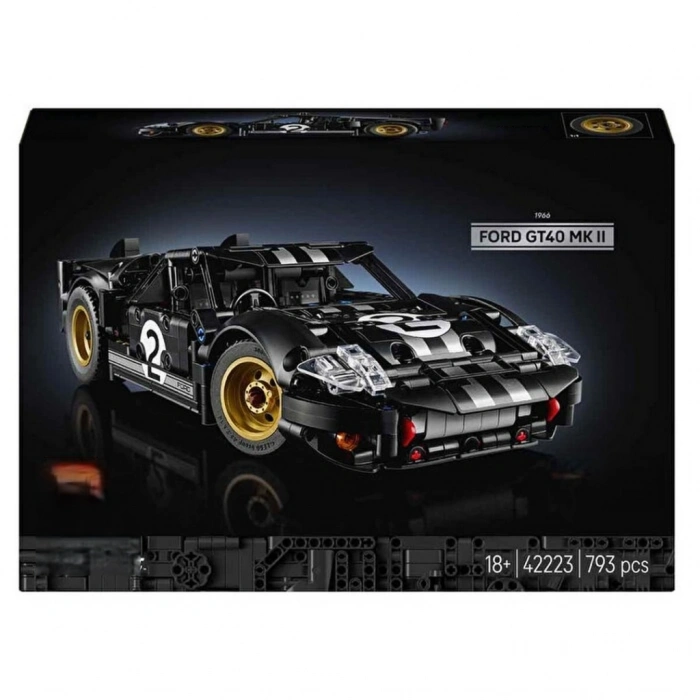 Mey İthalat®  Technic 1966 Ford GT40 MKII Yarış Arabası 42223