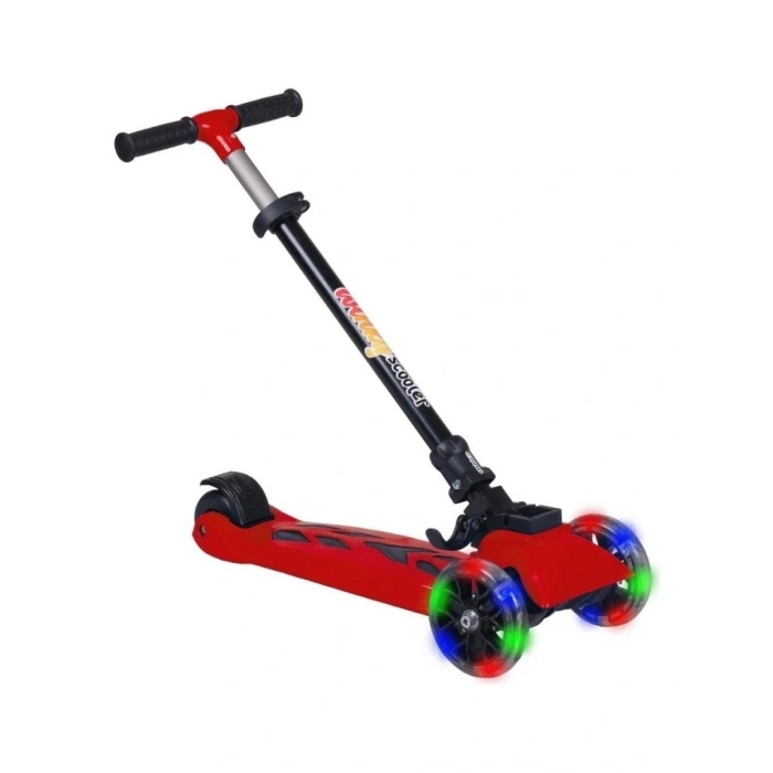 Mey İthalat® WSC1-I WİNKY 5+ SCOOTER IŞIKLI KIRMIZI 90KG