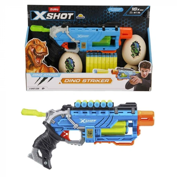 Mey İthalat® X-SHOT SÜNGER ATAN  DİNO ATTACK STRİKER