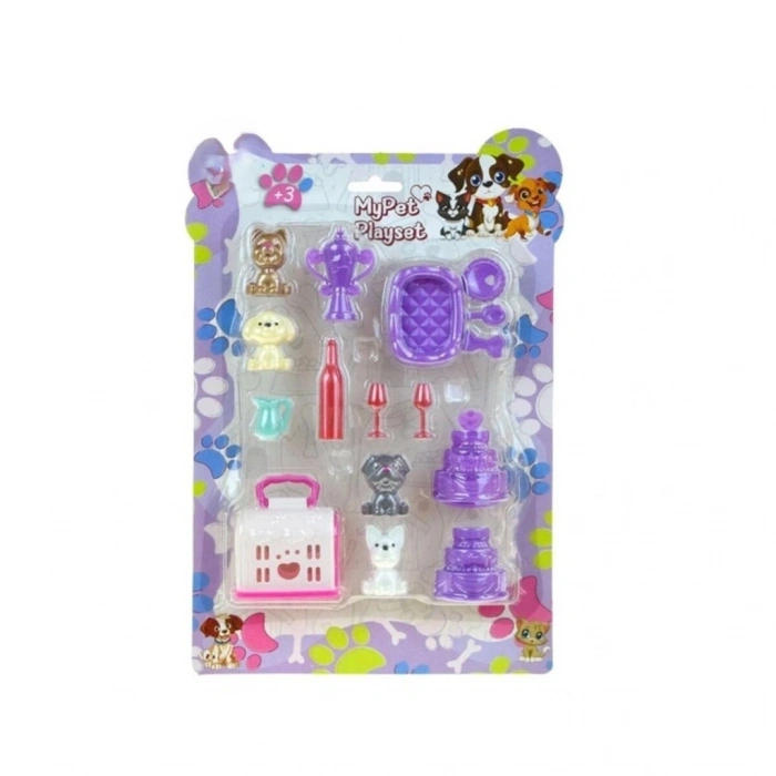 Mey İthalat® ZN-5347 MY PET PLAY SET
