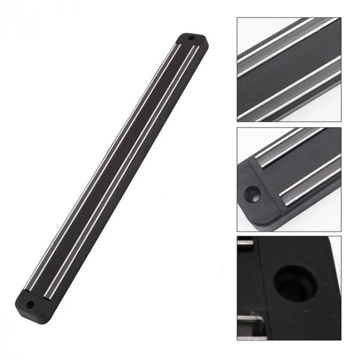 Mıknatıslı Paslanmaz Duvar Bıçak Askısı Standı 33 Cm Aparat (5047)