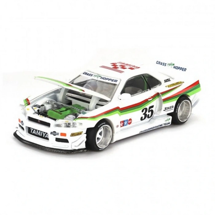 Mini GT 1/64 Nissan Skyline GT-R (R34) TAMIYA x KAIDO HOUSE The GRHOPPER V1