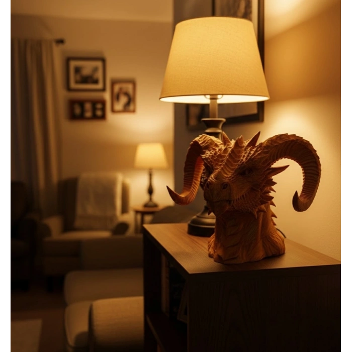 Mey İthalat® Mitolojik Gold Ejderha Biblo Fantastik Koleksiyon Ürünü