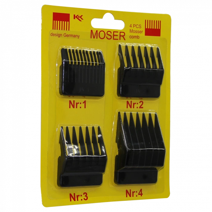 MOSER 4 PARÇA  MAKİNE TARAK SET (5047)
