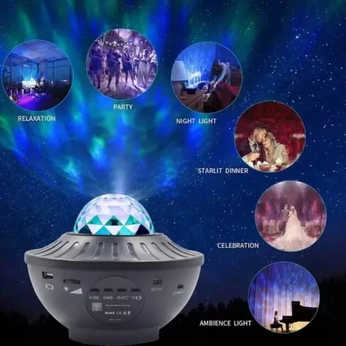 Müzikli, Bluetooth Bağlantılı, Işık Küresi (5047)