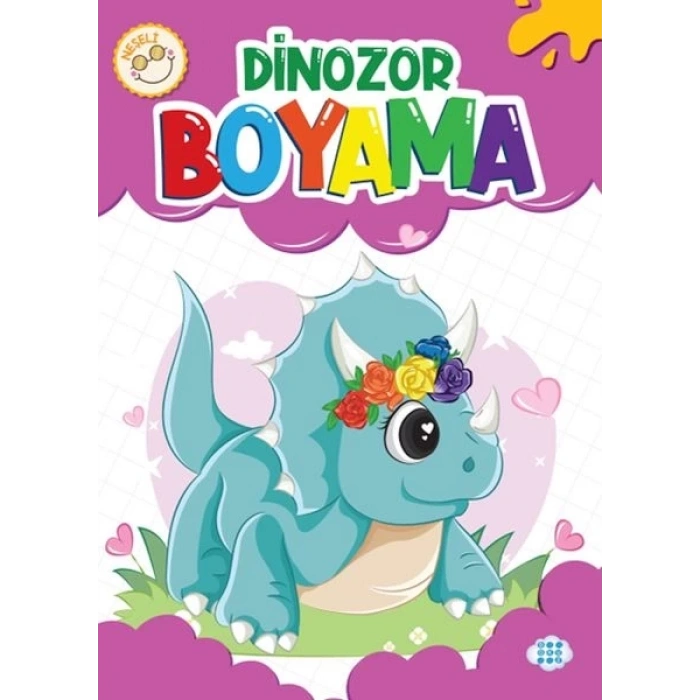 Neşeli Dinozor Boyama