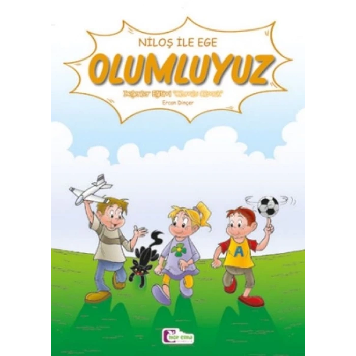 Niloş İle Ege - Olumluyuz 35*50 Kuşe Kağıt -Renkli Hikaye