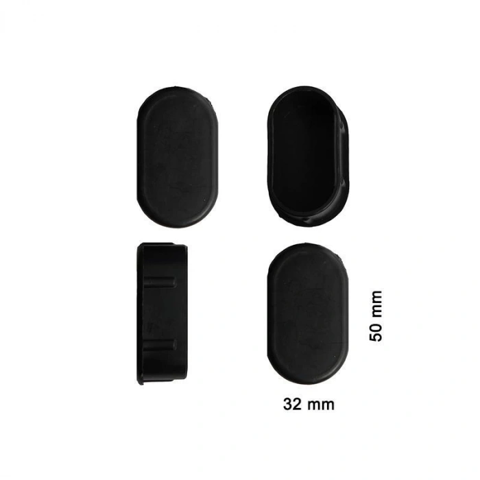 Mey İthalat® Oval Profil İç Tapa 32x50 mm 4 Adet