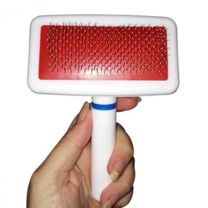 Paslanmaz Evcil Hayvan Kedi Köpek Tüy Tarama Toplama Fırçası Kolay Temizlenir Bakım Aleti (5047)