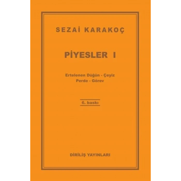 Piyesler 1