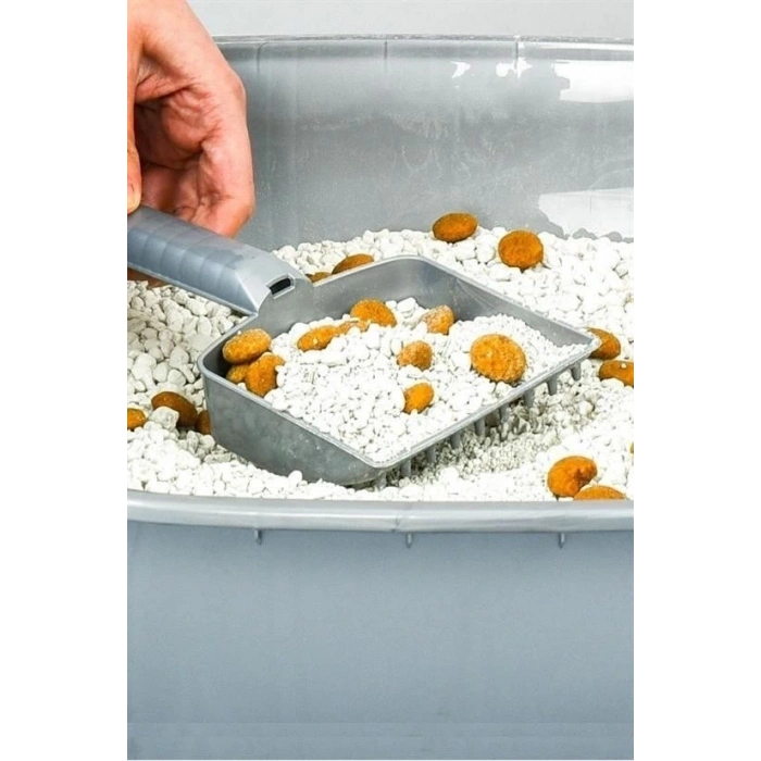 Plastik Evcil Hayvan Kedi Kumu Temizleme Eleme Küreği