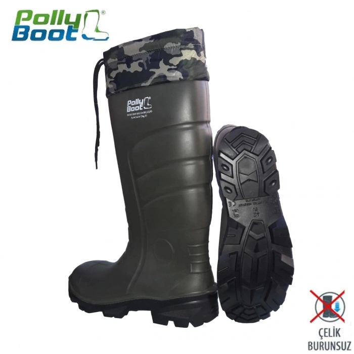 Mey İthalat® Pollyboot Vega 40 Numara Boğazlı Poliüratan Çizme