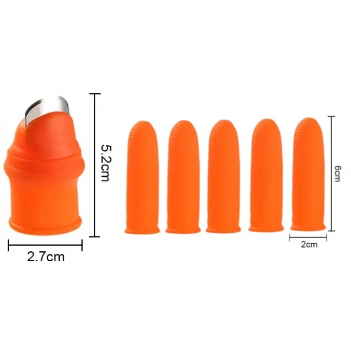 Pratik Baş Parmak Sebze Kesme Ayıklayıcı Erkek L Set (5047)