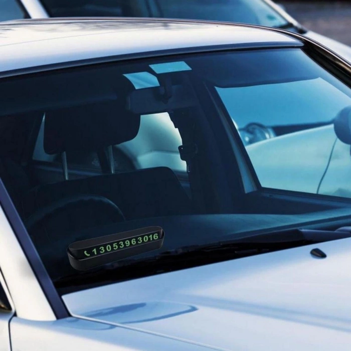 Pratik Fosforlu Telefon Numarası Yamzak İçin Araç İçi Oto Numaratör Numaralık (5047)