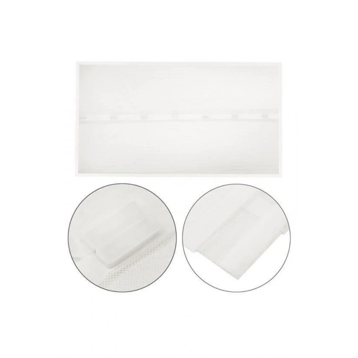 Pratik Manyetik Mıknatıslı Beyaz Kapı Pencere Sinekliği Tülü 90 x 210 cm