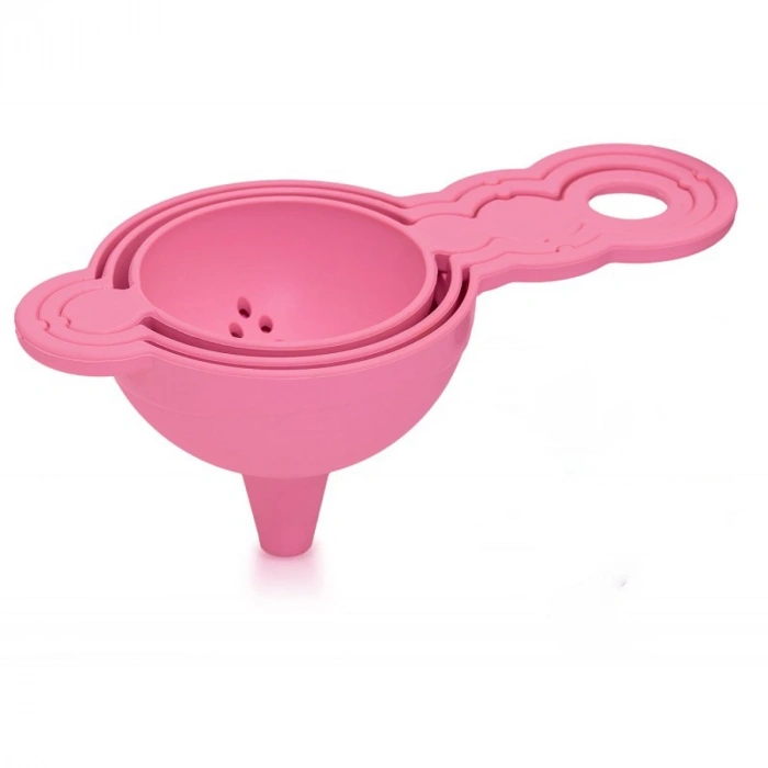 Pratik Yumurta Süzgeci Mini Süzgeç Huni Seti Hepsi Bir Arada (5047)