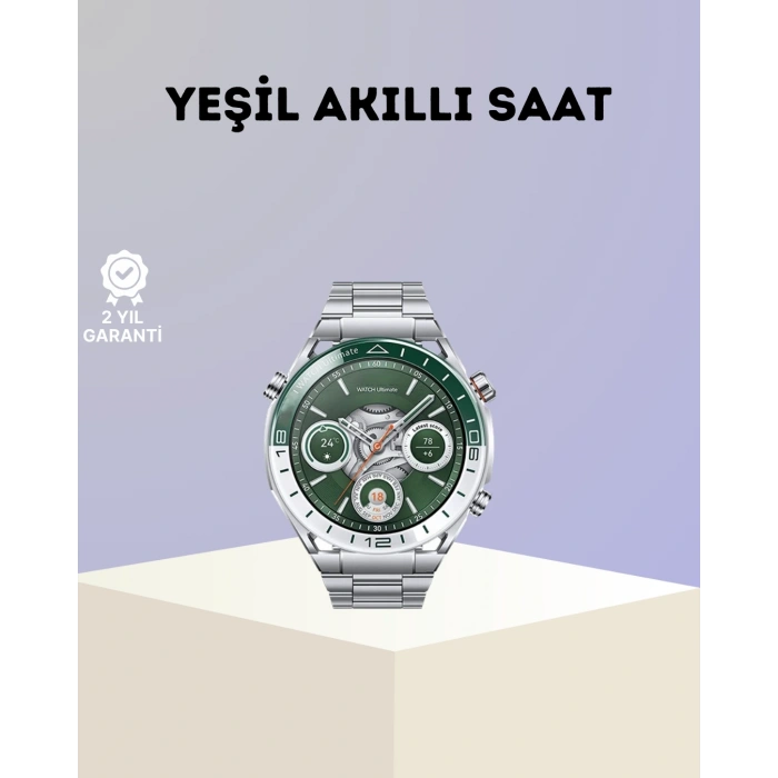 Mey İthalat® Premium Amoled Akıllı Saat GPS Harita Desteği Bluetooth Arama Sağlık Takipli