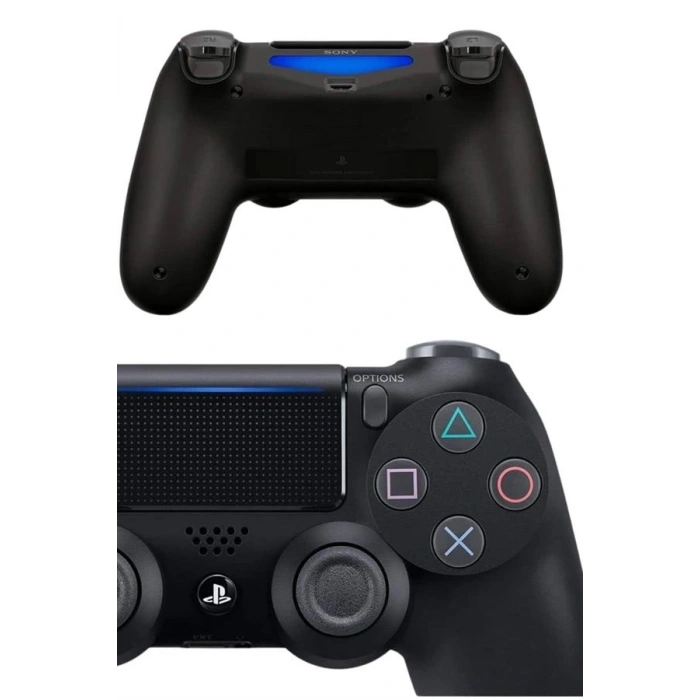 Mey İthalat® PS4 Joystick Oyun Kolu Titreşimli Uzun Pil Ömrü USB Şarj Kablolu