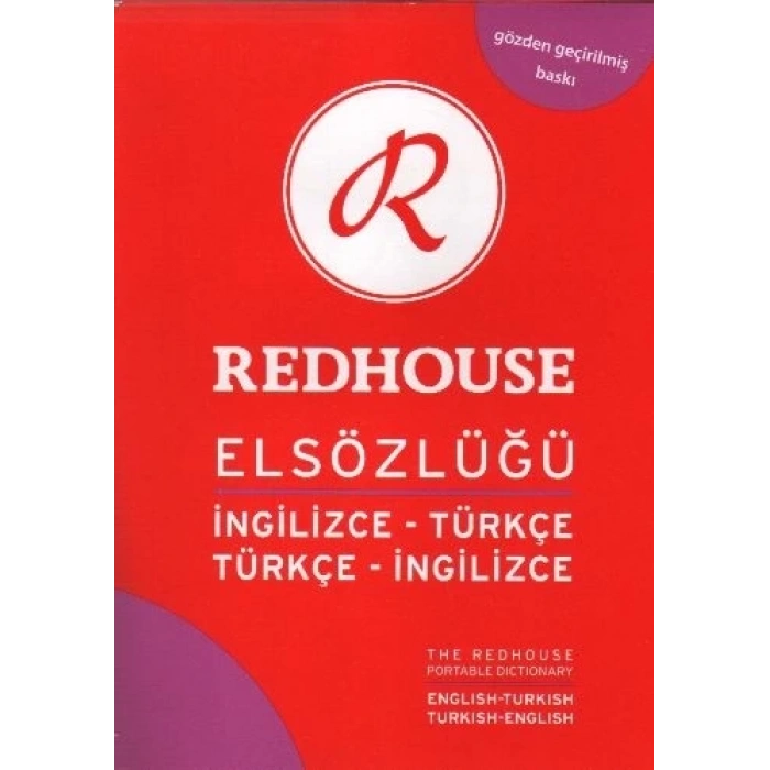 Redhouse El Sözlüğü İngilizce Türkçe Türkçe İngilizce (RS-005)