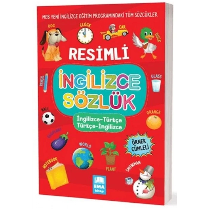 Resimli İngilizce - Türkçe Türkçe İngilizce Sözlük Örnek Cümleli