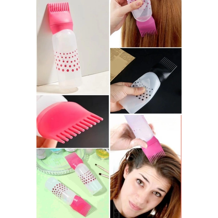 Saç Boyama Aparatı Taraklı Saç Bakımı Krem Saç Yağı Uygulama Aparatı