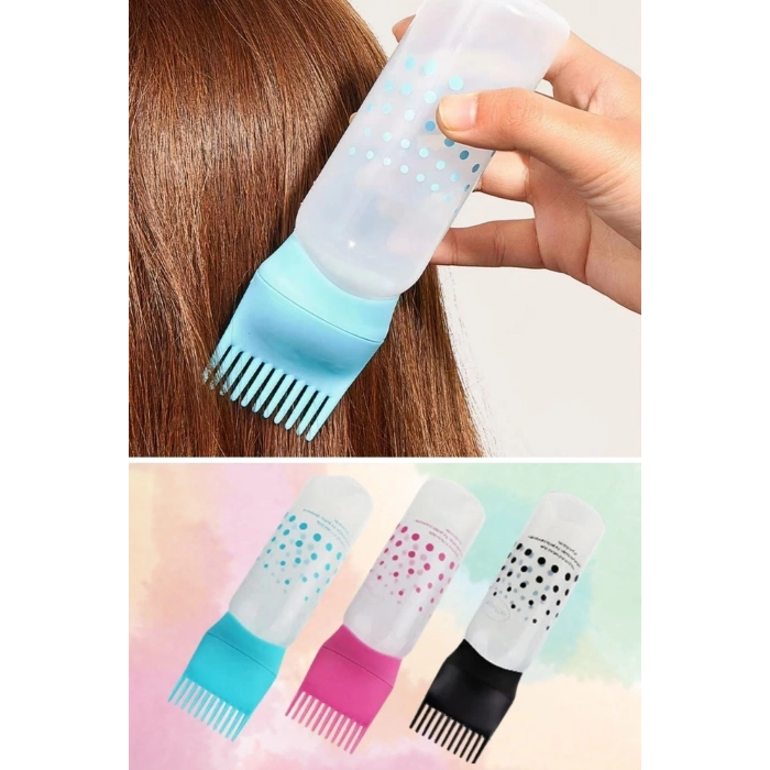 Saç Boyama Aparatı Taraklı Saç Bakımı Krem Saç Yağı Uygulama Aparatı