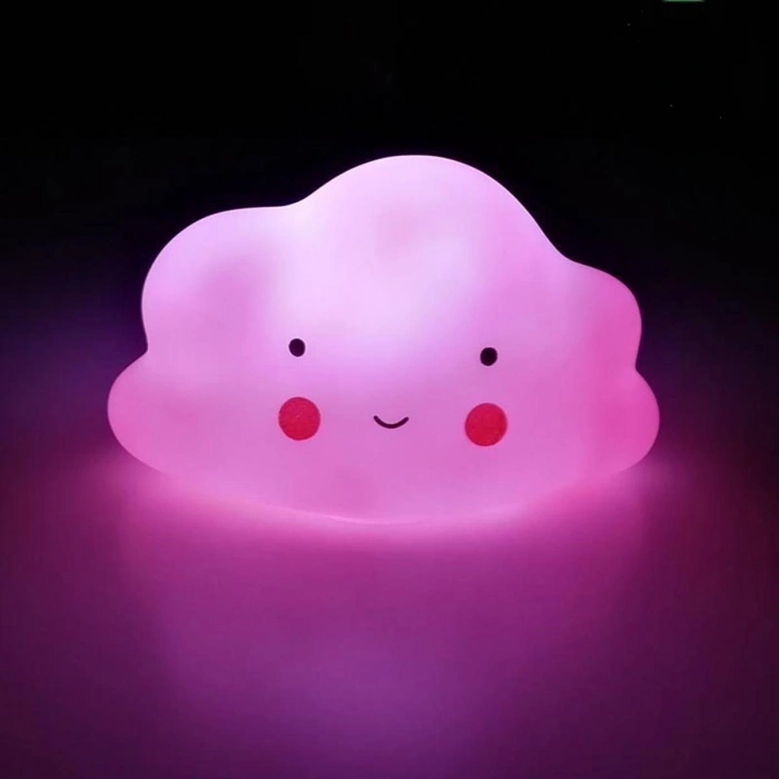 Sevimli Bulut Şeklinde Led Dekoratif Gece Lambası Aydınlatması (5047)