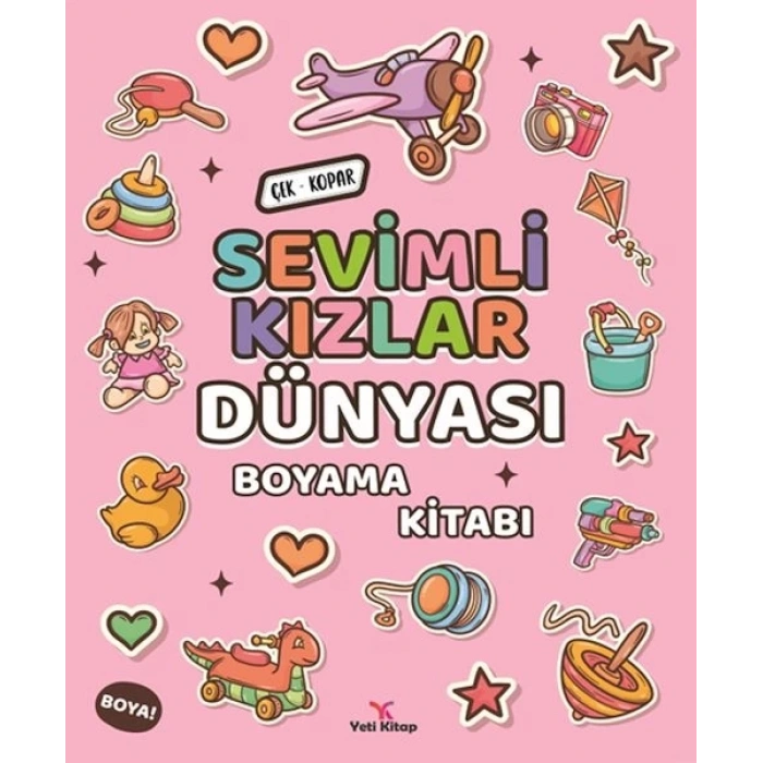 Sevimli Kızlar Dünyası Boyama Kitabı