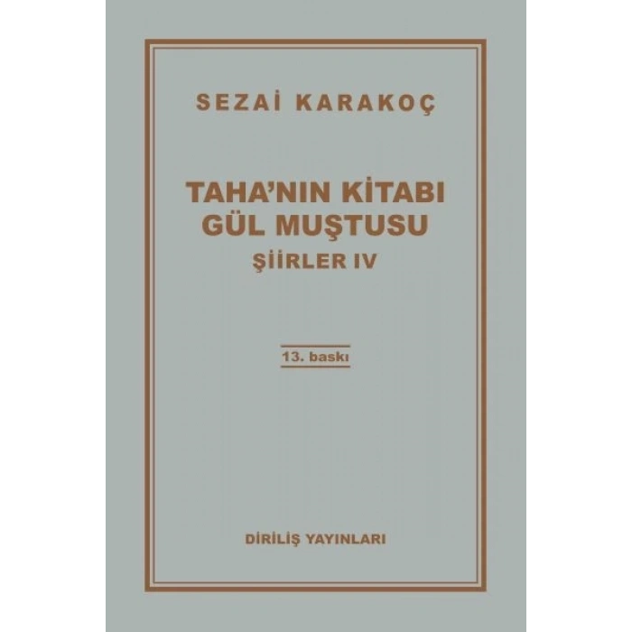 Şiirler 4 - Tahanın Kitabı Gül Muştusu