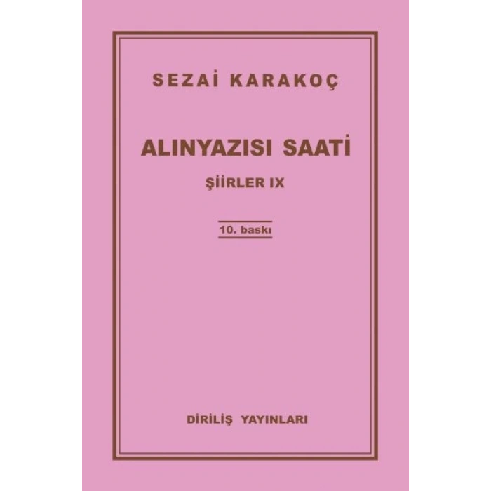 Şiirler 9 - Alınyazısı Saati