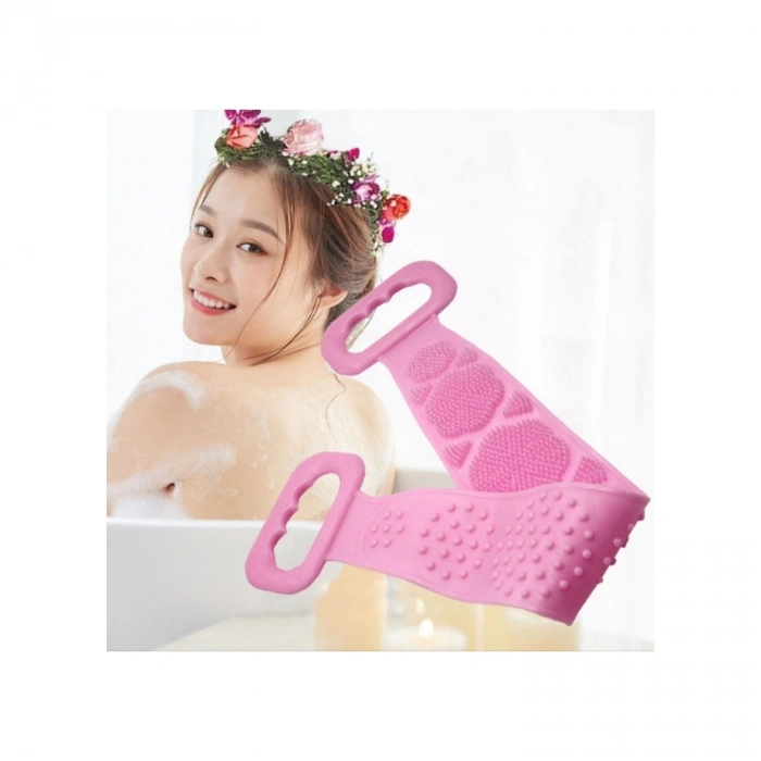 Silikon Sırt Kesesi 60 Cm Sırt Keseleme Fırçası Banyo Duş Lifi (5047)