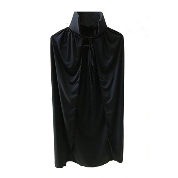 Sİyah Yakalı Pelerin - Vampir Pelerin - Dracula Pelerin 90 cm (5047)