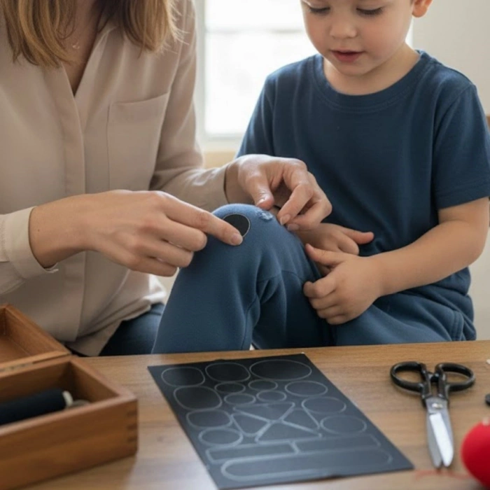 Siyah Yapışkanlı Yama Bantları – Delik Kapatma, Yırtık ve Aşınma İçin Güçlü Tamir Bandı (5047)