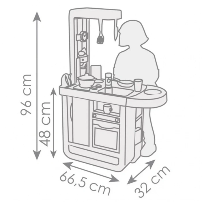 Mey İthalat®  Smoby Cherry Mutfak Seti 310914