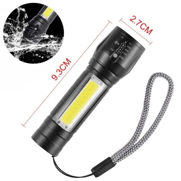 Solar Kutulu Mini El Feneri – Taşınabilir LED Kamp ve Acil Durum El Lambası (5047)