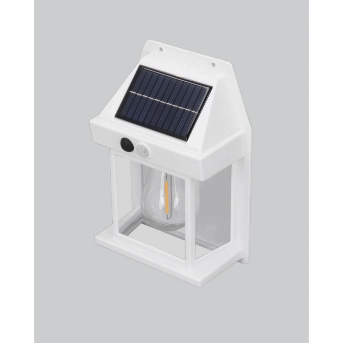 Mey İthalat® Solar Sensörlü Dış Mekan Lamba 3 Işık Modlu ve IP65 Dayanıklı